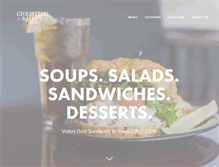 Tablet Screenshot of christianandjakes.com